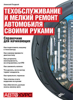 Читать онлайн книгу Техобслуживание и мелкий ремонт автомобиля своими руками. автор Гладкий Алексей Анатольевич Книга Техобслуживание и мелкий ремонт автомобиля своими руками.