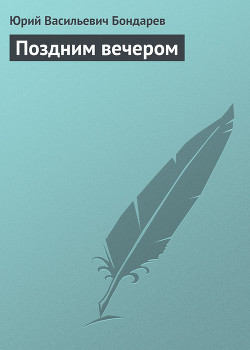 Книга Поздним вечером