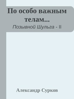 Читать онлайн книгу По особо важным телам (СИ) автор Сурков Александр Книга По особо важным телам (СИ)
