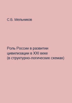 Читать онлайн книгу Роль России в развитии цивилизации в ХХI веке в структурно-логических схемах автор Мельников Сергей Книга Роль России в развитии цивилизации в ХХI веке в структурно-логических схемах